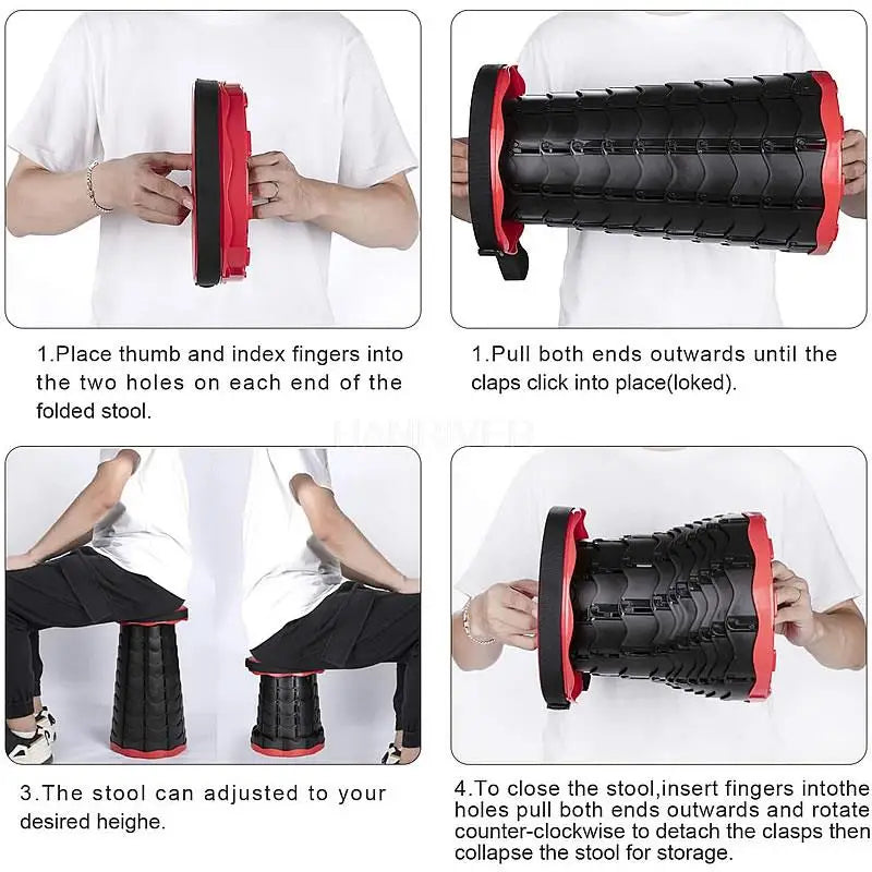 Foldable Telescopic Stool